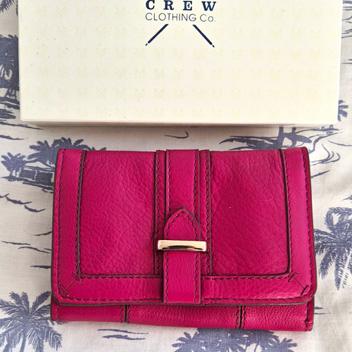 Crew clothing pink leather - clothing,