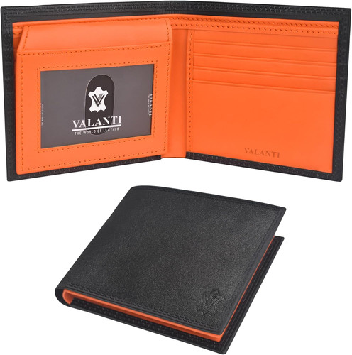 Genuine leather mens wallet - mens,