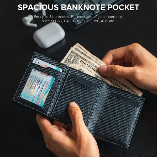 Men wallet with zipper coin - men's,