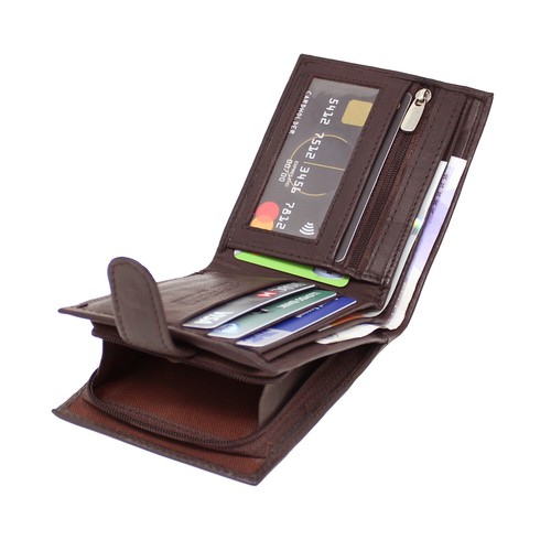 Mens genuine leather - leather, wallet