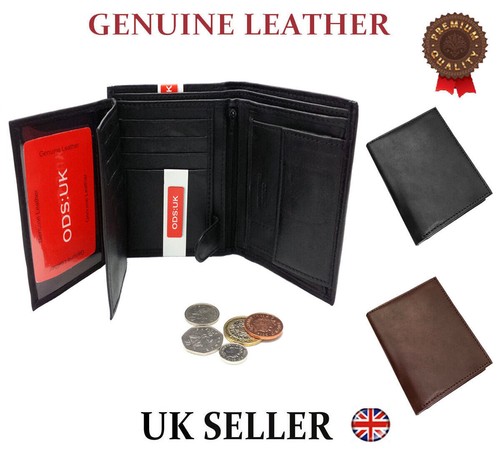 Mens leather wallet rfid - leather,