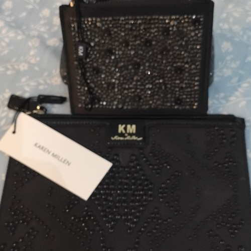 Karen millen black faux - karen,