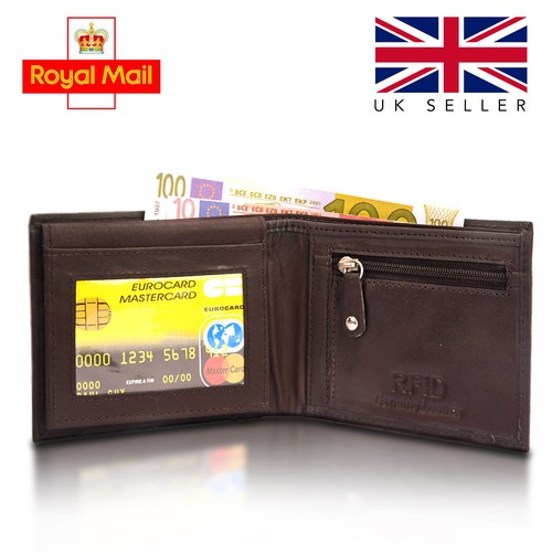 Rfid blocking mens - blocking, leather