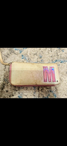 Pink beige faux leather - pink/beige,