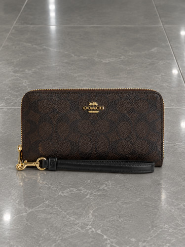 Coach long zip wallet - zip, in